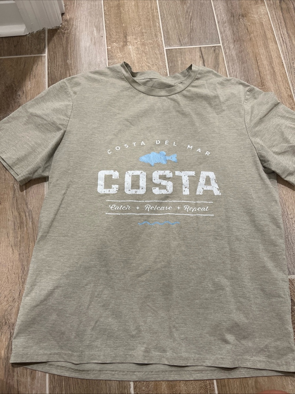 Costa Short Sleeve Graphic Tee - Light Tan